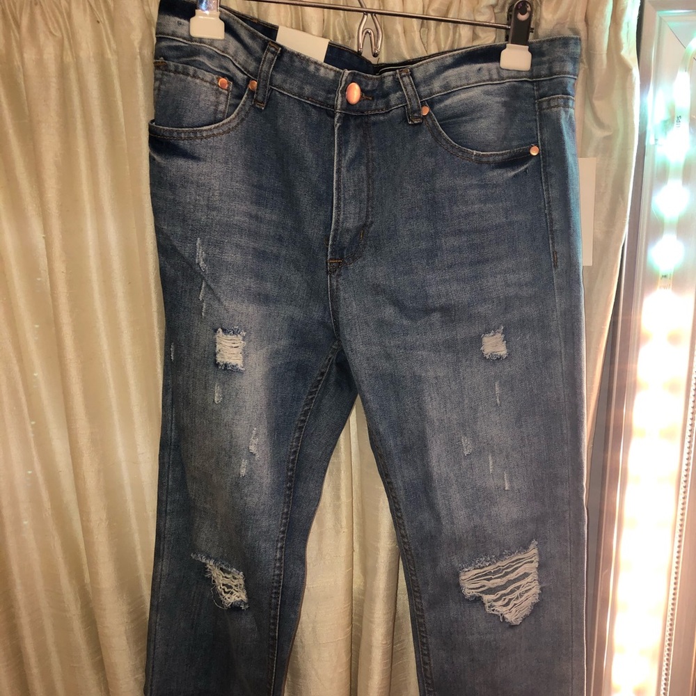 Boyfriend denim! NEVER WORN!